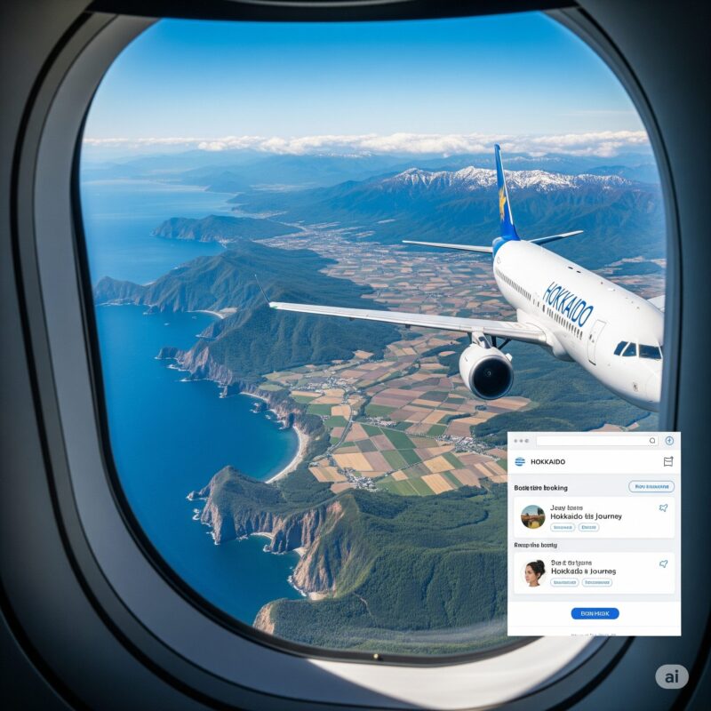 飛行機予約のイメージ画像です。